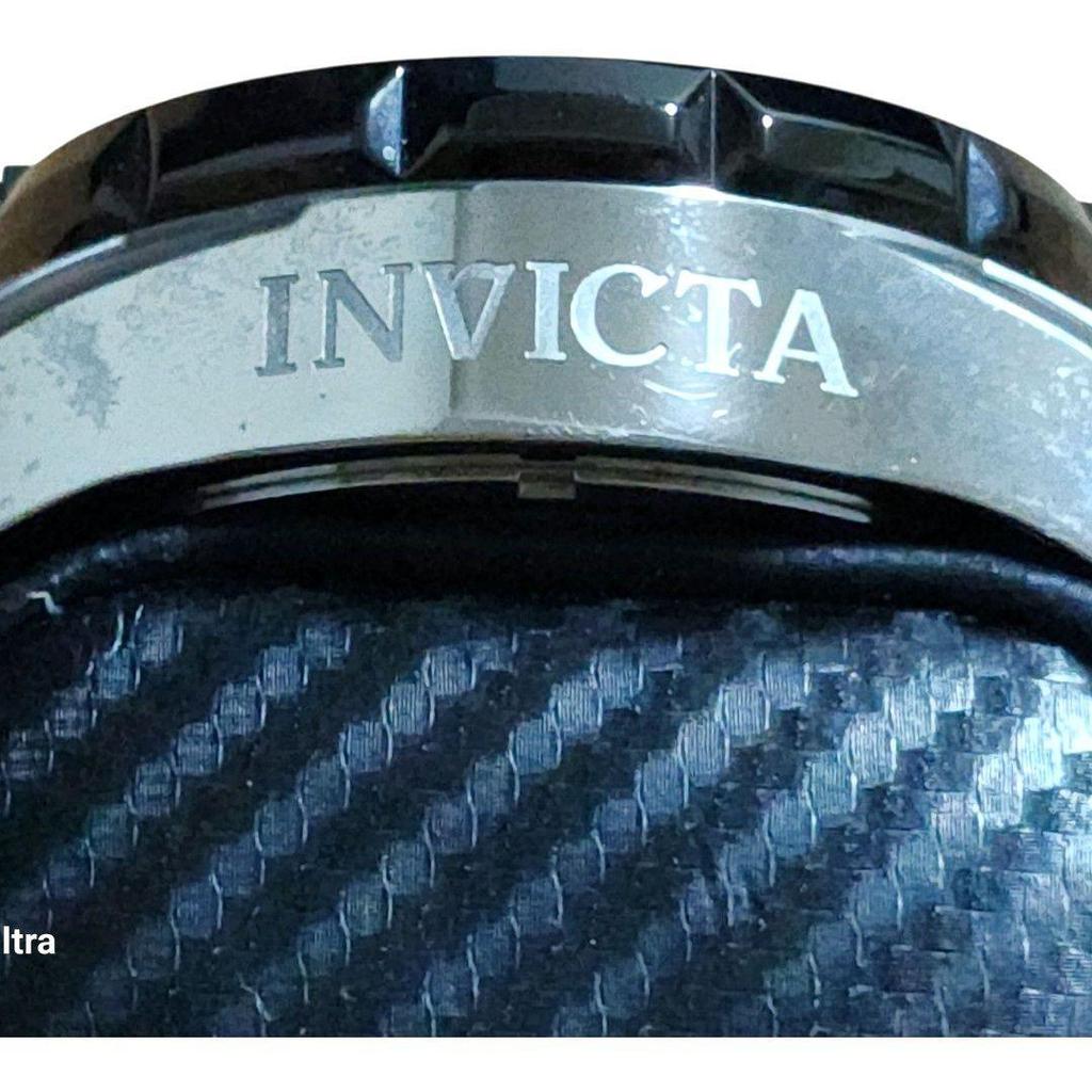 Used "INVICTA Chronograph Men's Watch, Good Condition, Battery Replaced"