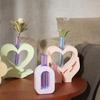 Silicone Resin Molds Charm Heart Small Vases Moulds Home Decors Craft Mold Making Small Vase Perfect for Plant Lovers