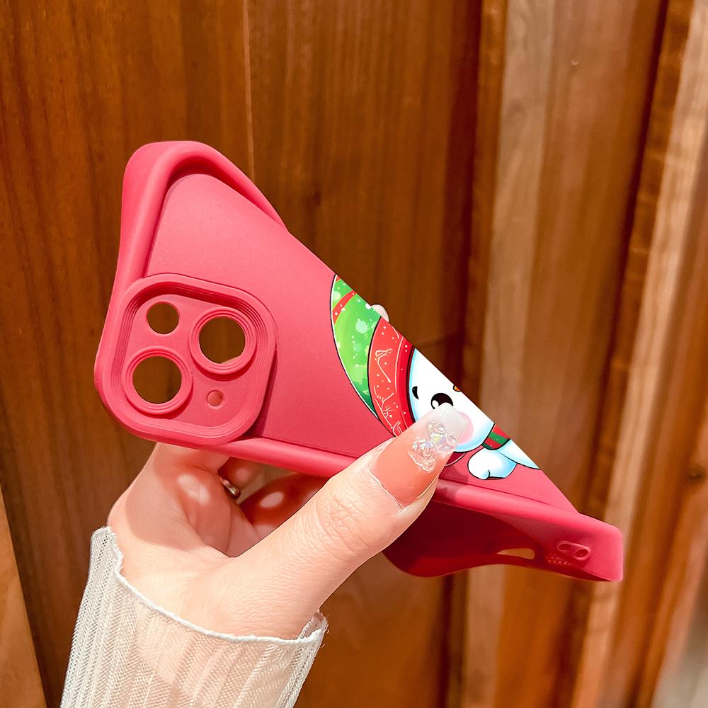 Soft Silicone Square Ladder Printing Pattern Phone Casing Full Cover Camera Shockproof Protection Rubber Case for OPPO Realme