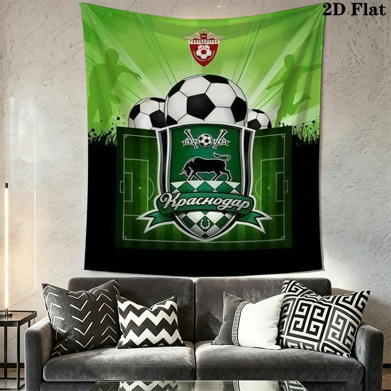 FC Krasnodar Surge Wall Hanging Printed Fabric Blanket Decorative Tapestries for Bedroom Living Room Home Decor