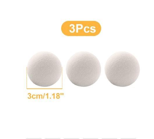 3/4/5cm Fleece Dry Kit Ball Reusable Wool Dryer Balls Softener Laundry Washing Machine Accessories Home Washing