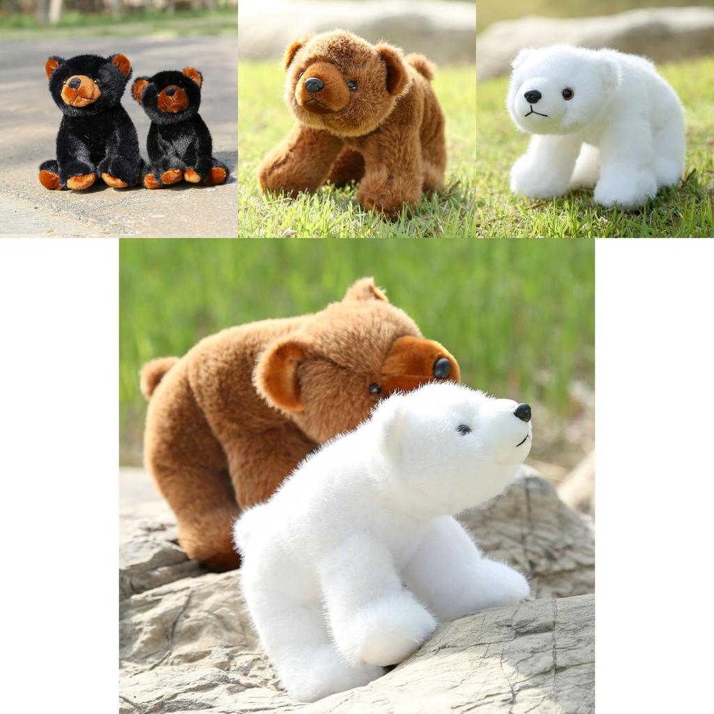 Plush Polar Bear Toy With Soft Pp Cotton For Kids And Gift Giving