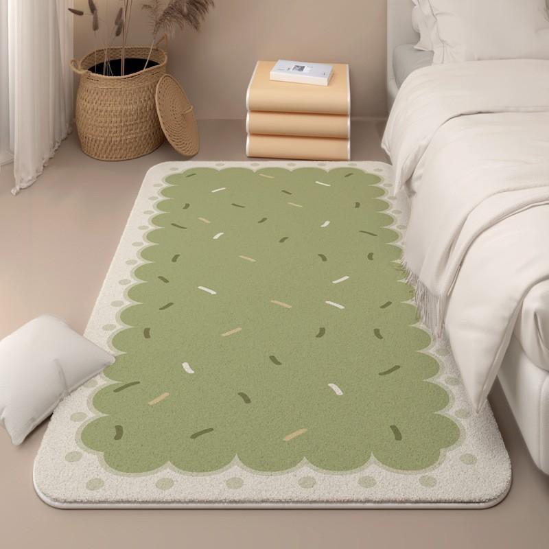 Imitation Cashmere Fresh Household Absorbent Anti-Slip Bedroom Bed Blanket Living Room Rug Fully Carpeted Home Decoration