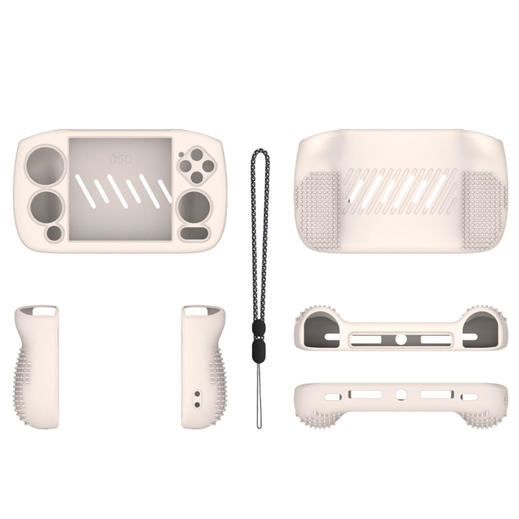Gamepad Housing Silicone Protector Cover with Lanyard for RG CubeXX Console Scratchproof Shell Skin Protective Sleeve