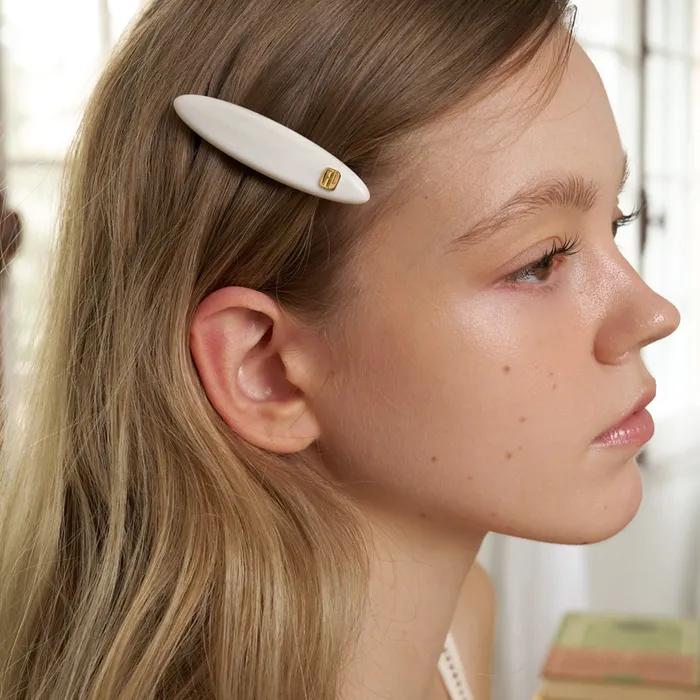 flat ellipse hair pin (2colors)