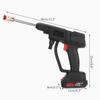 0-22000mAh 388Vf 30BAR Car Washer High Pressure Wreless Car Wash Water Gun Foam Generator For car washing For Battery