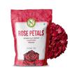 NatureVit Dried Rose Petals 100g | Natural & Edible Rose Petals for Tea, Desserts, Skincare & Decoration | 100% Pure and Fragrant