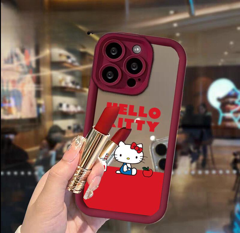 Mirror Makeup Hello Kitty Bracelet Phone Case For Xiaomi MI 15T POCO X8 Pro Max Ultra F7 M7 X7 X5 F5 X6 PRO M6 C40 5G Cute Cover