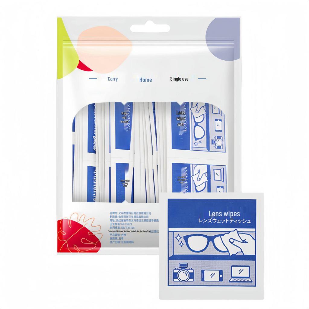 Engångs Anti-im Lins- och Spegelrengöringsservetter