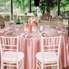 Round Table Cloth Satin Table Cover Gold Polyester for Wedding/Banquet/Restaurant -Silky Satin Dining Soft Table Decorations