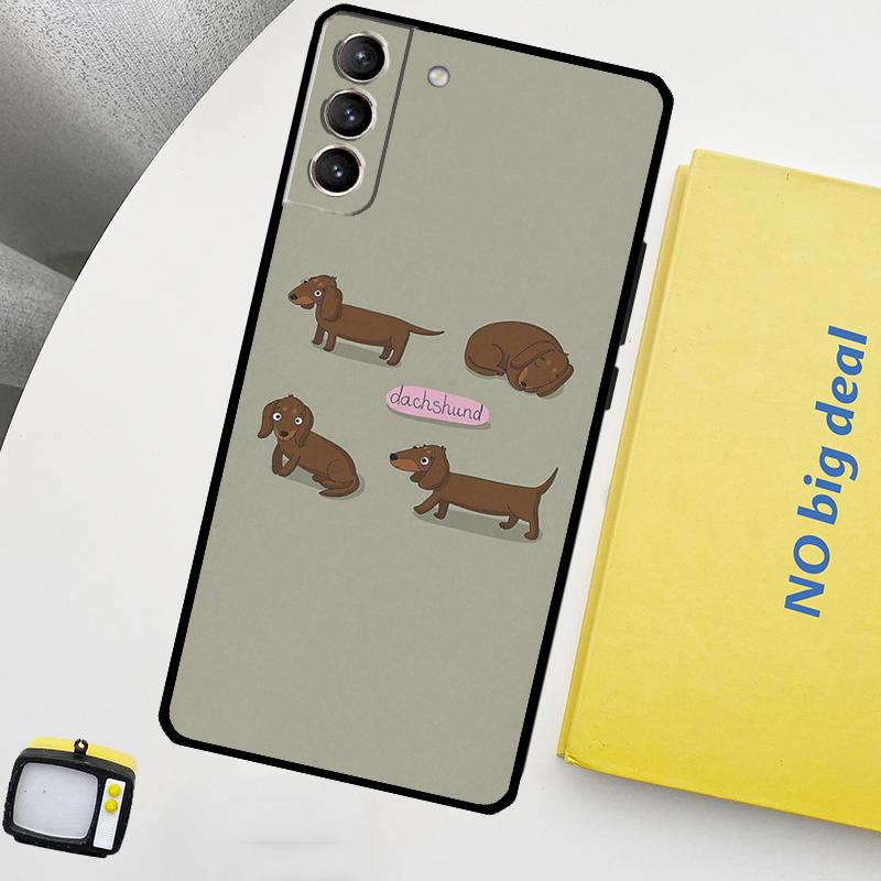 Dackel Hund Handyhülle Für Samsung Galaxy S25 S26 Ultra S21 S22 S23 S24 Ultra S10 S20 Plus S25 FE Hülle