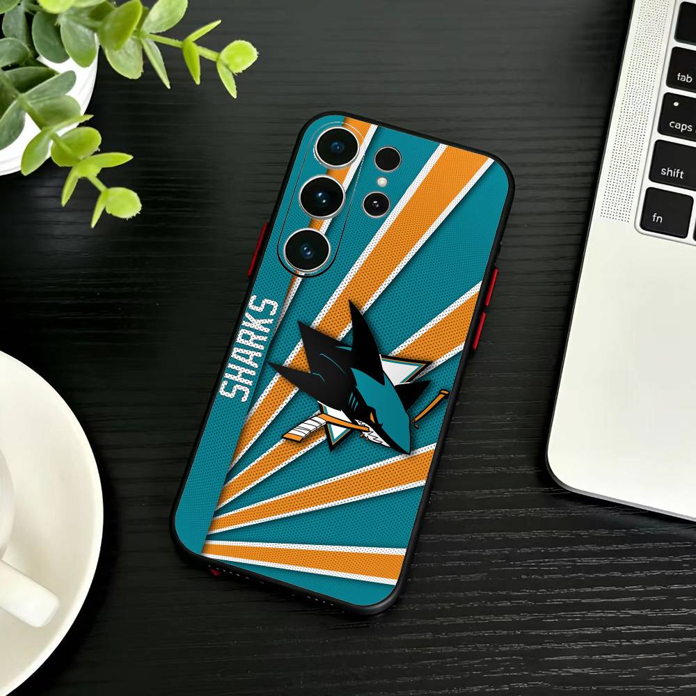 O-San Jose Sharks Phone Case For Samsung S26,S25,S24,S23,S22,S21,S20,S30,Ultra,Plus,Fe,Note,5G Black Cover