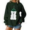 Women's Loose Comfortable Casual Fashionable Character Printing Round Neck Long Sleeved Sweatshirt