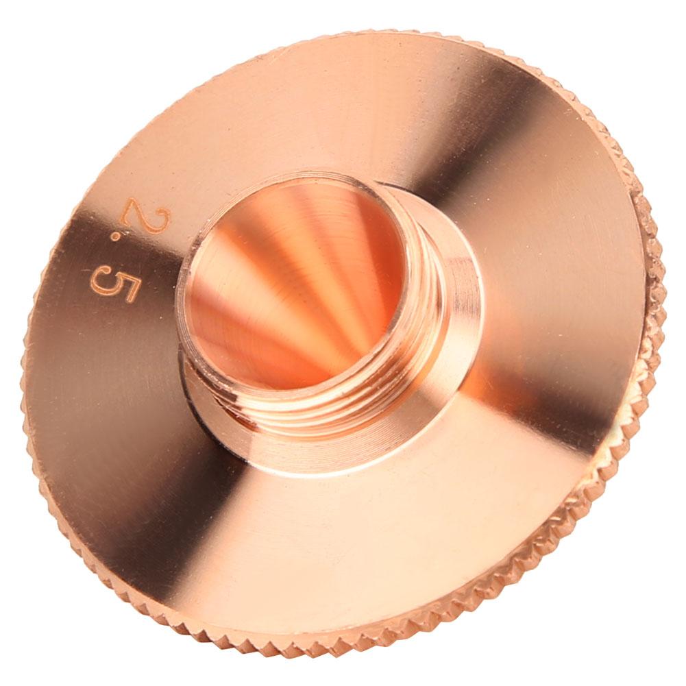 1 Stück Einlagige Laserdüse Messing für CO2 Faserlaserschneidmaschine 1.82.02.53.0mm2.5mm