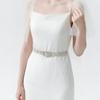 Elegant Rhinestone Pearl Bridal Belt for Wedding & Evening Dresses