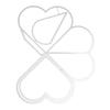 Heart Shape Metal Die Cuts Wedding Invitation Card Love Flower Cutting Dies Cut Stencils for DIY Scrapbooking Album