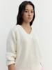 Nobeu Zen V-Neck Knit White