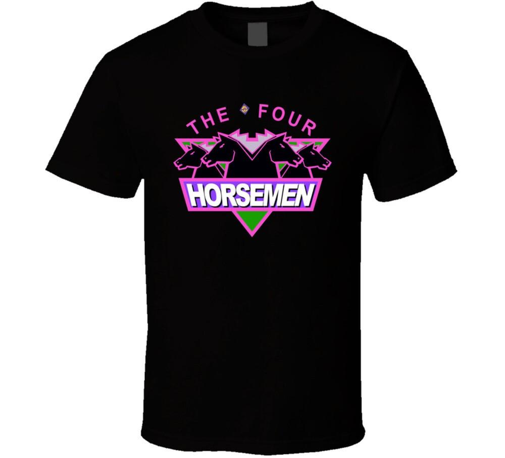 New Four Horsemen Wcw Retro Wrestling T Shirt