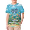 The Octonauts Kids 3D Cartoon Print High Quality T Shirts for Boys Childrens Clothing Summer Short Sleeve Crewneck Tees Anime T-shirt  Cute T-shirt