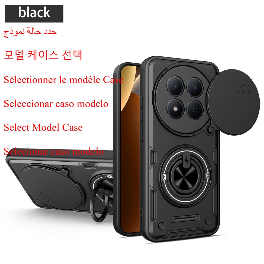 For Xiaomi Poco M8 Pro/Redmi Note 15 Pro Plus/Note 15 Pro+/Note 15 360°Rotating ring magnetic phone case cover protective cover