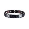 Vinterly Black Blue Bracelets Men Stainless Steel 12mm Wrist Band Magnetic Health Energy Magnet Benefits Jewelry Male Germanium