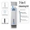 7-in-1 Multifunctional Cleaning Kit: Keyboard Brush, Bluetooth Headset Cleaner, Screen Dust Remover, Key Puller
