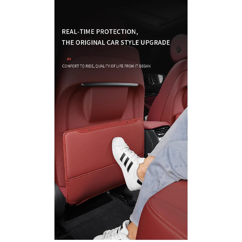 It Is Suitable for Hongqi H9/H7/H5/HS7/HS5/EHS3/EQM5 Seat Anti-kick Mat Rear Protection Car Interior Decoration Products
