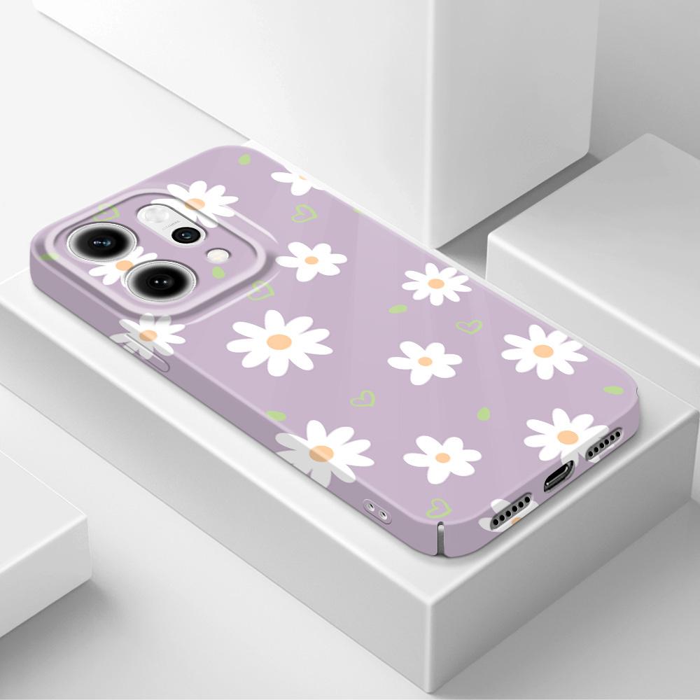 Tender Daisy Phone Case For OPPO Reno 14 14F 13 13F 12 12F 11 11F 10 8 8Z 8T 7 7Z Pro 4G 5G Film Hard Cover