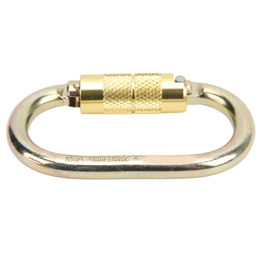 Outdoor Klettern Karabiner Bergsteigen Abstieg Sicherheit O-Typ Karabiner Clip für Rettung