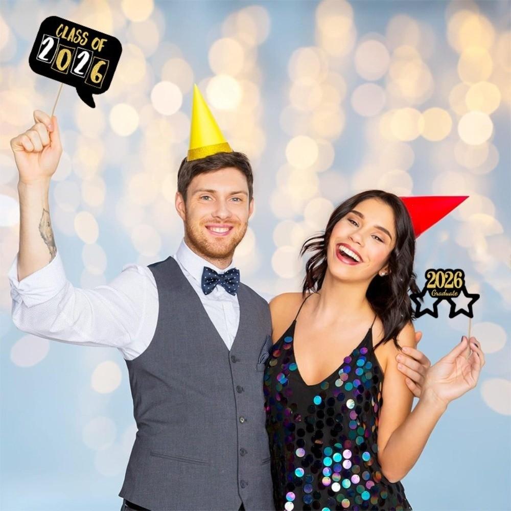 25pcs Class of 2026 Happy Graduation Decor Graduation Photography Props  Graduation Season