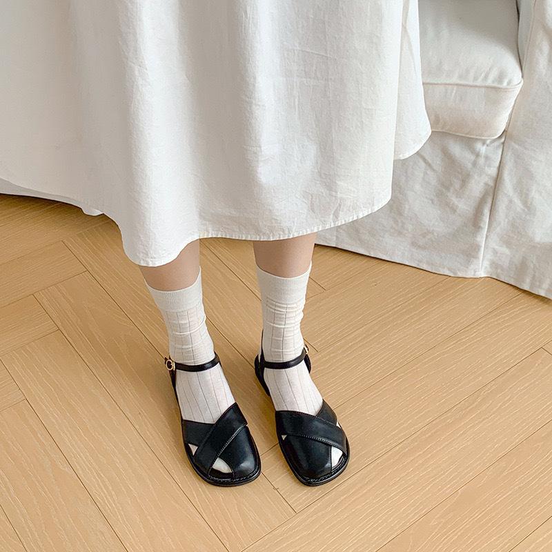 Vertical White Socks Women'S Summer Thin Socks Absorb Sweat And Breathe, Socks Are Boneless And Slim, Small White Socks Style