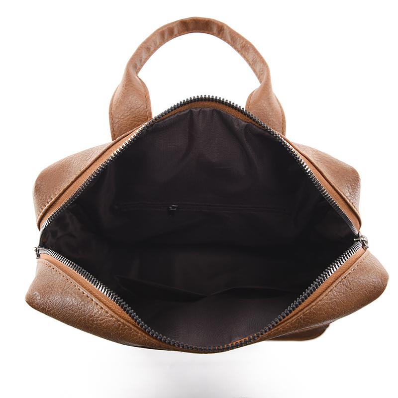 Lässiger Damen-PU-Rucksack, Retro-Pendler-Reiserucksack mit großer Kapazität