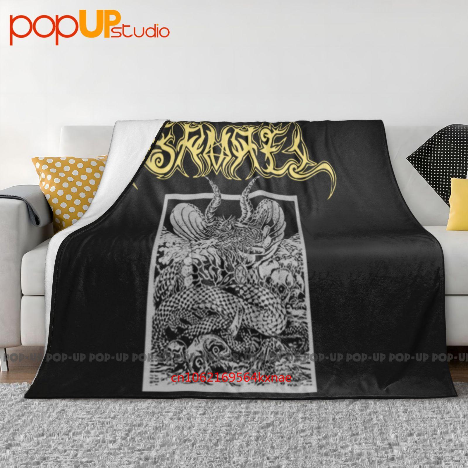 Samael Band Worship Him Album Black Metal Ultra-Soft Blanket Quilt Winter Sofa Cover Bed Covers 30x40in