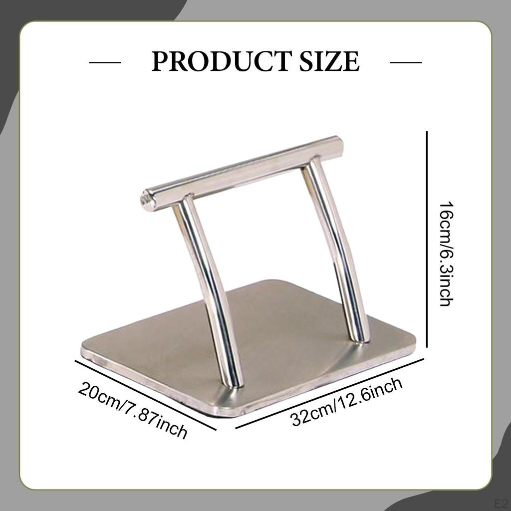 Kadeřnické křeslo Opěrka nohou Pedál Stojací kovová opěrka nohou Nerezová ocel pro kadeřnictví Krása