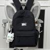 Schoolbag Large Capacity Rhombus Backpack Fashion Japanese Solid Color Casual Fashion Commuter Backpack Girl Student School Bag