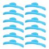 6PCS Vintage Metal Finger Wave Hair Clips Aluminum Hairpin Hairdressing Salon Barber Styling Tool Fixed Hairclips