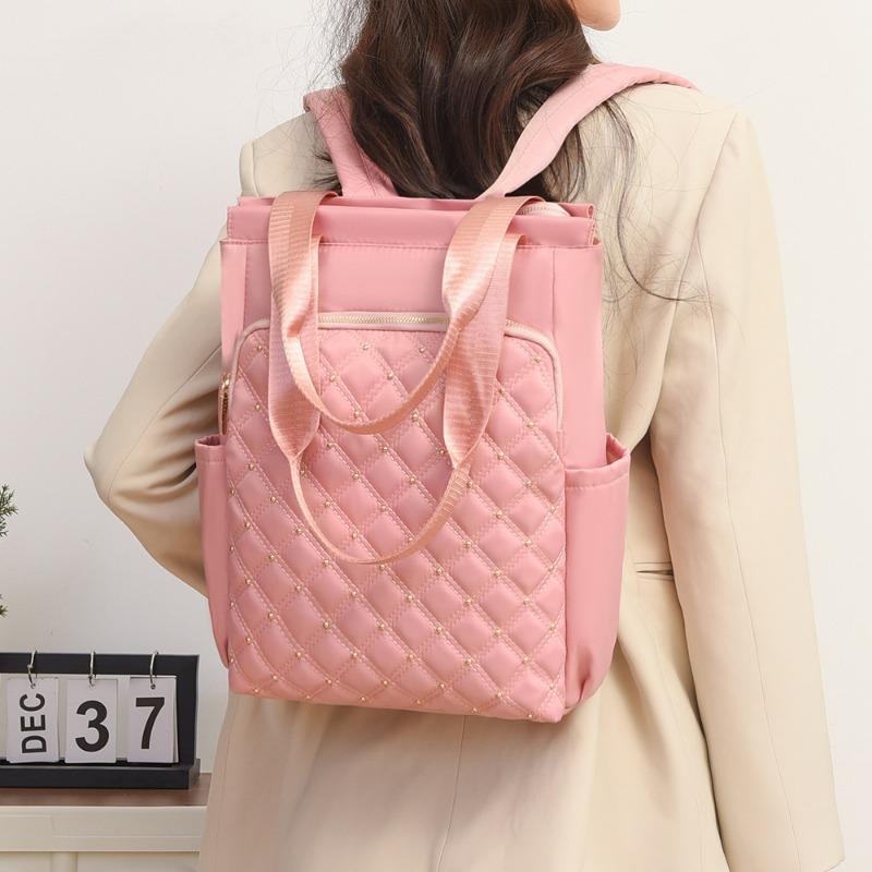 Women's bag backpack women's new fashion soft leather large capacity travel backpack dual-purpose shoulder tote bag