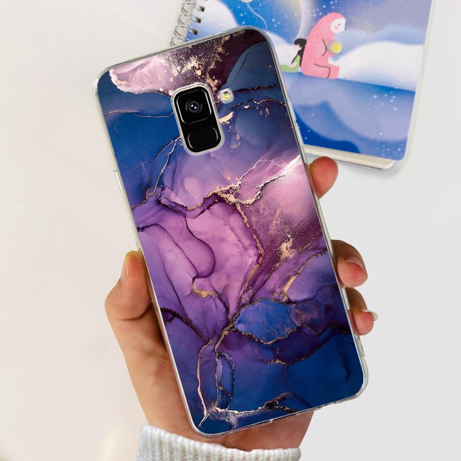 For Samsung Galaxy A8 2018 Case SM-A530F New Fashion Painted Cover Soft Silicone Phone Case For Samsung A8 Plus A8+ A730F Bumper