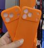 Applicable To Iphone17 Liquid Silicone Mobile Phone Case, Straight Edge 16 Apple 15ProMax All-inclusive 14 Fine Hole Protective Case