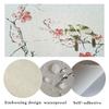 Floral Peel And Stick Wallpaper Blue Flower And Bird Wallpaper Decorative Self Adhesive Peel Vinyl Film Wall Paper for Bedroom