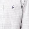 Polo Ralph Lauren FW21 Logo Embroidered Taffeta Plaid Pattern Long Sleeve Shirt Men Shirts White 710842631-006
