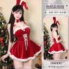 Domila Christmas Costume Cute Bunny Cosplay Nightclub Costume Sweet Dress Suit Female