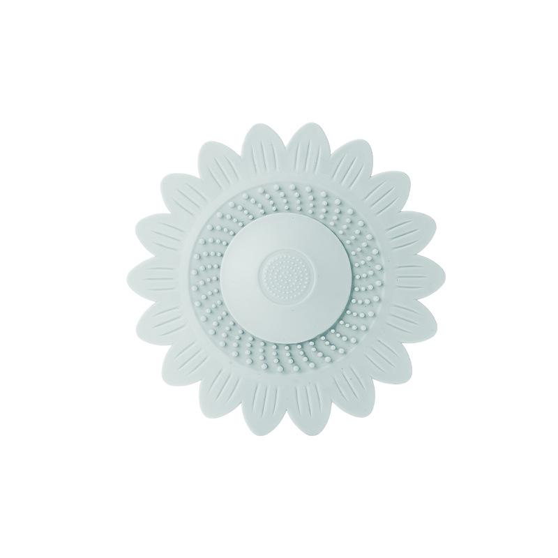 Sunflower Silicone Odor-Proof Sink & Floor Drain Hair Filter Mat