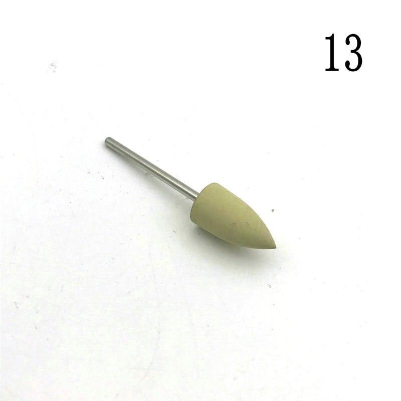 1pc Dental Rubber Silicone Polisher Nail Drill Bit Dental Silicon Rubber Burs Drill Accessories Foot Polishing Tools