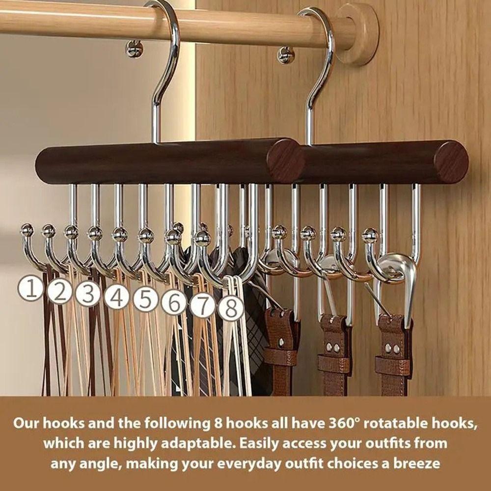 Kulatá tyč Dámský úložný věšák na podprsenky Otočný o 360 stupňů Věšáky na spodní prádlo Šatník