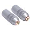 2Pcs 4 Pin XLR Male to 4.4mm Balanced Female Adapter XLR Male to 4.4mm Female Adapter for Microphones Mixers Active