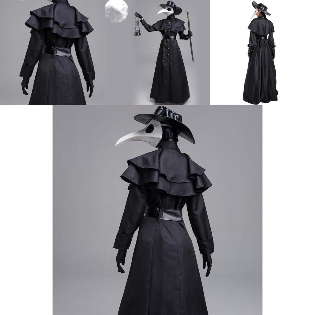 Korkunç Doktor Kostümü Cadılar Bayramı Cosplay ve Performans Kostümleri İçin Mükemmel