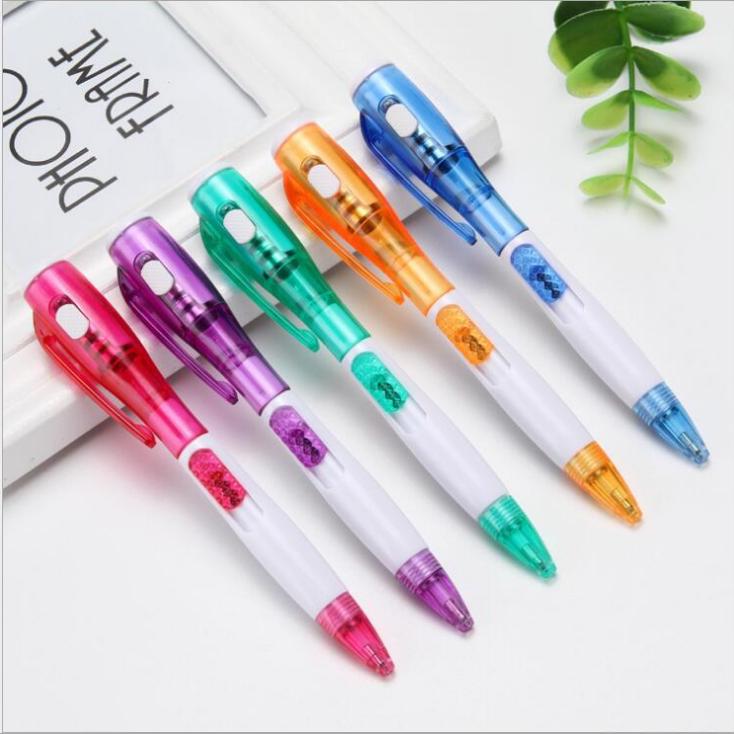 Cute Ballpoint Pen LED lights Ballpoint Pen Stationery Supplies uygun