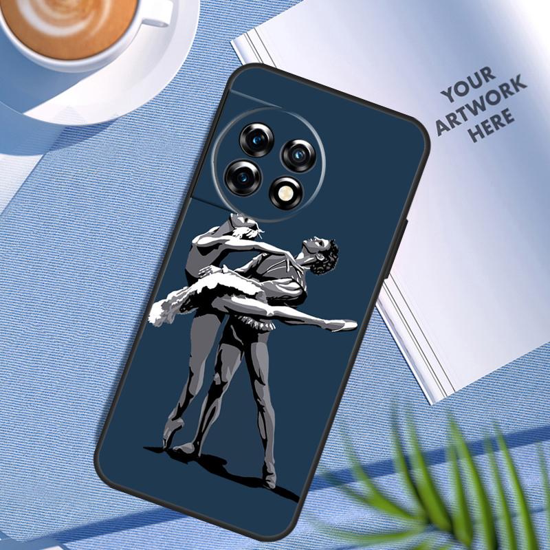 Swan Dance Ballet Case For OnePlus Nord N200 N100 Nord 3 2T CE 2 Lite OnePlus 12 11 10 Pro 10T 10R 12R Cover