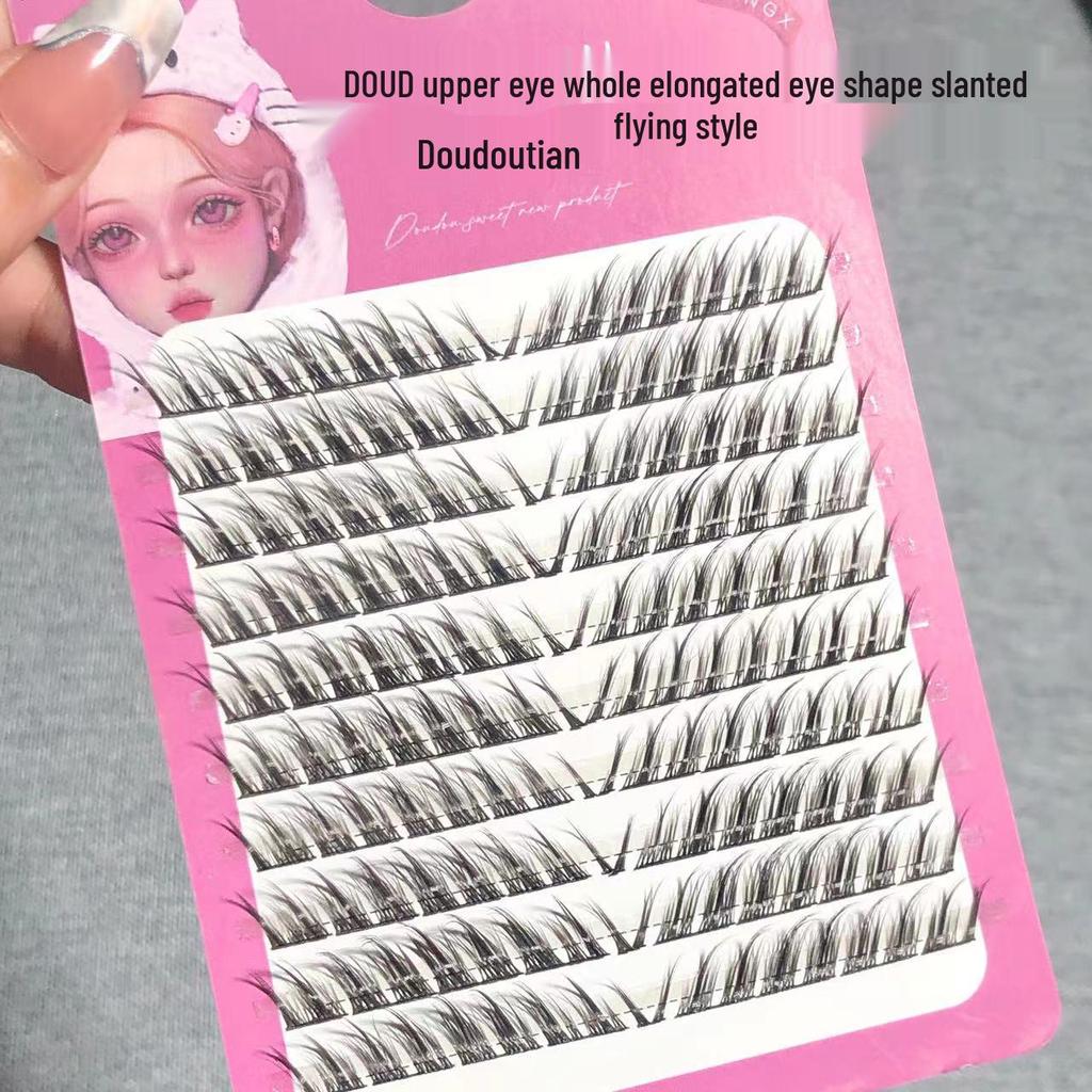 Doudoutian Enhanced Volume Wide-Stem Mixed Fur Devil Fox False Eyelashes